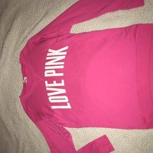 “Love Pink” sweatshirt